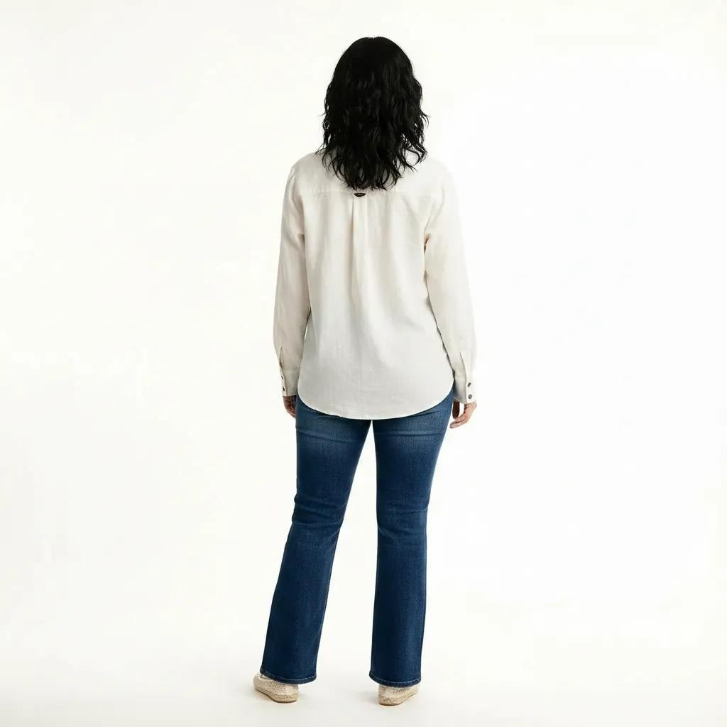 Women Dirt Blue Bootcut Mid-Rise Light Fade Stretchable Jeans