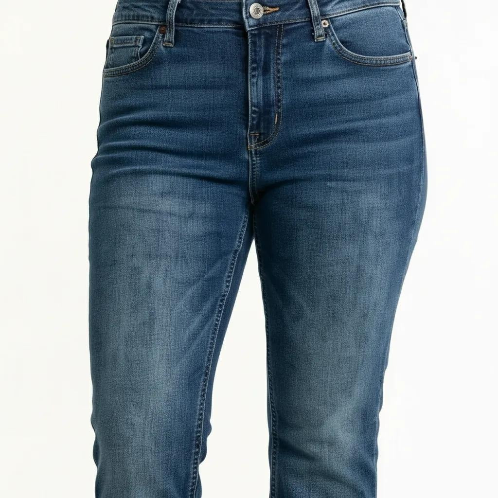 Women Dirt Blue Bootcut Mid-Rise Light Fade Stretchable Jeans