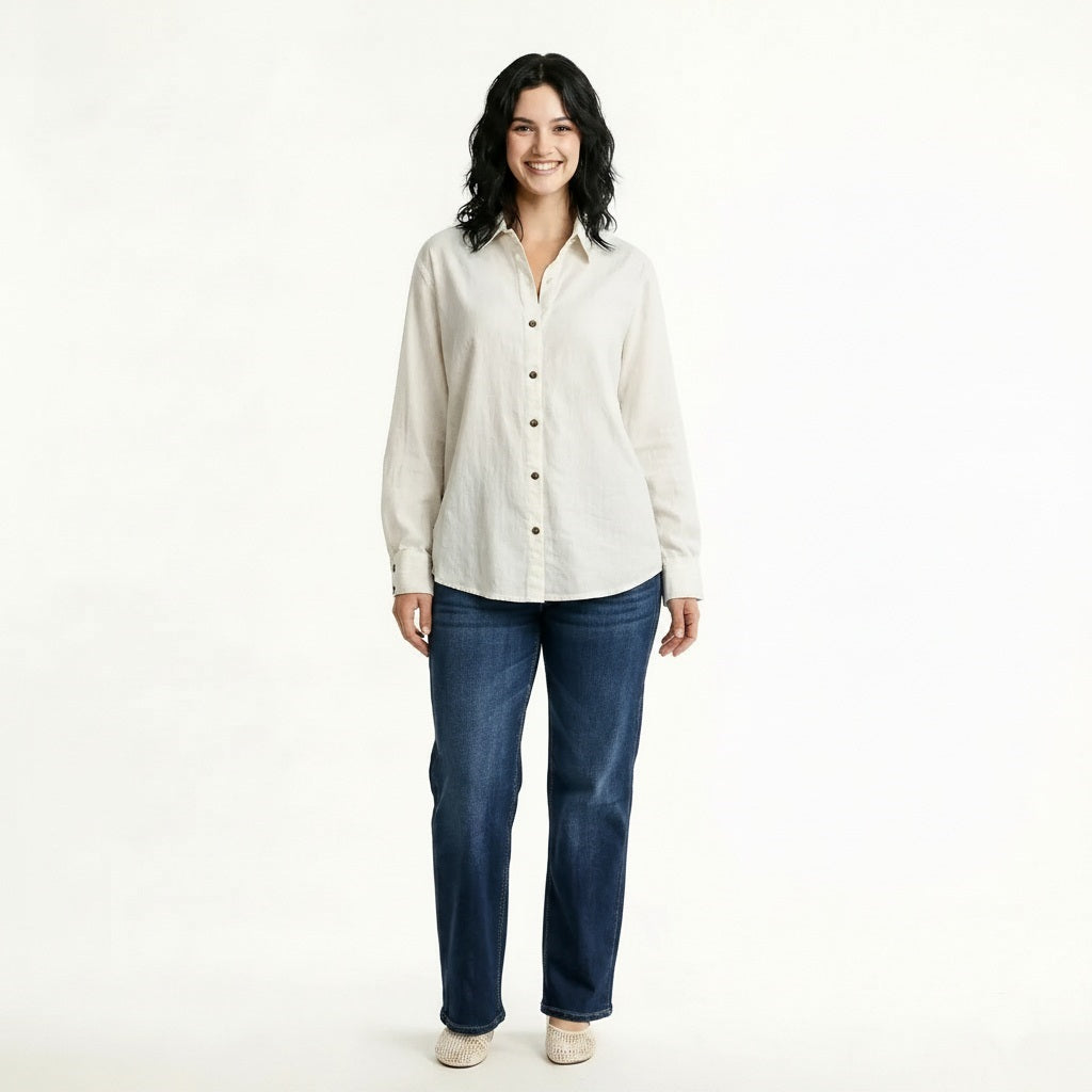 Women Dark Blue Bootcut Mid-Rise Light Fade Stretchable Jeans