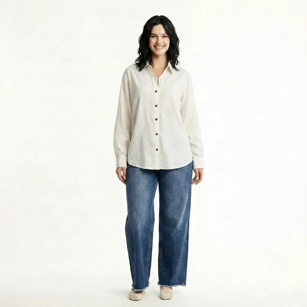 Women Medium Blue Straight Fit Mid-Rise Stretchable Jeans