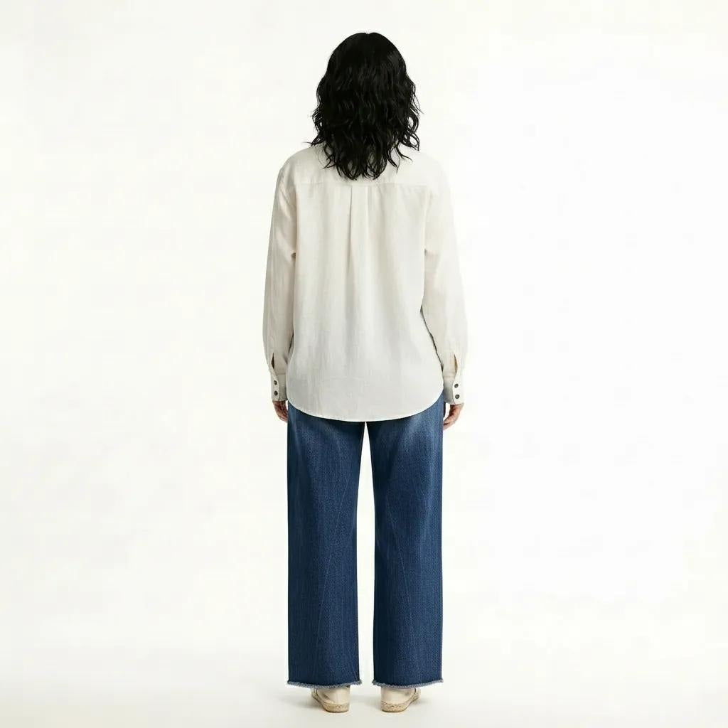 Women Medium Blue Straight Fit Mid-Rise Stretchable Jeans