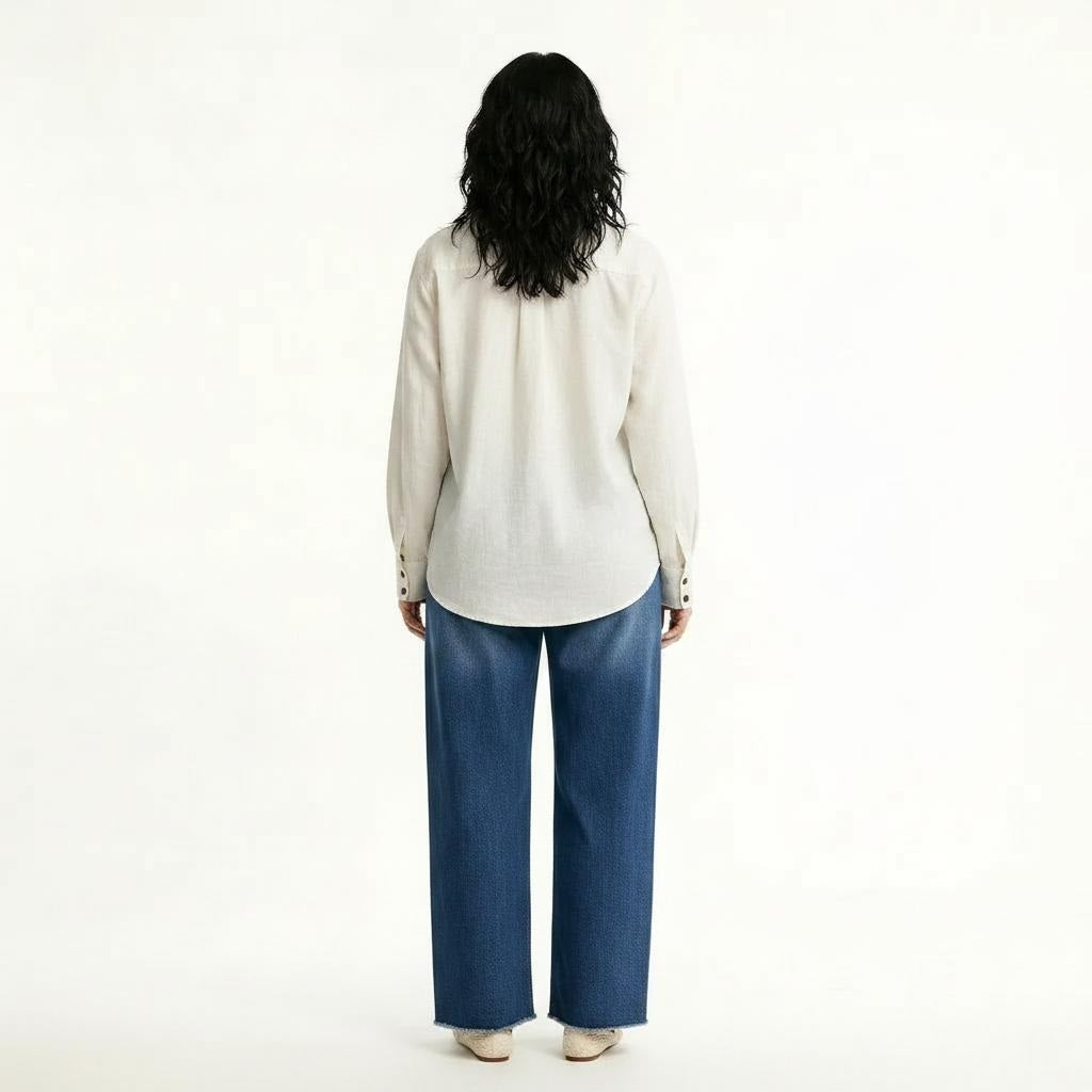 Women Urban Straight Fit Mid-Rise Light Fade Stretchable Jeans