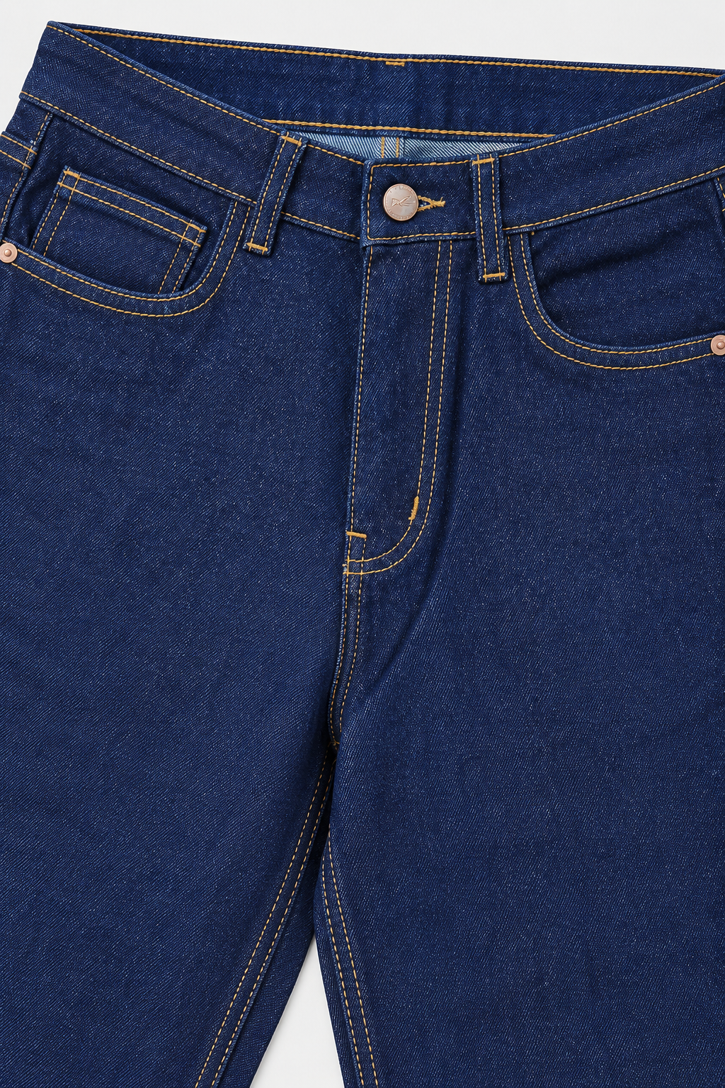 Women’s Navy Straight Fit Denim Jeans – Classic Everyday Jeans