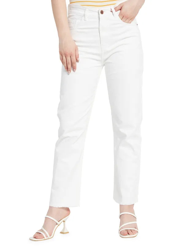 Regular Fit Ankle Length Jeans