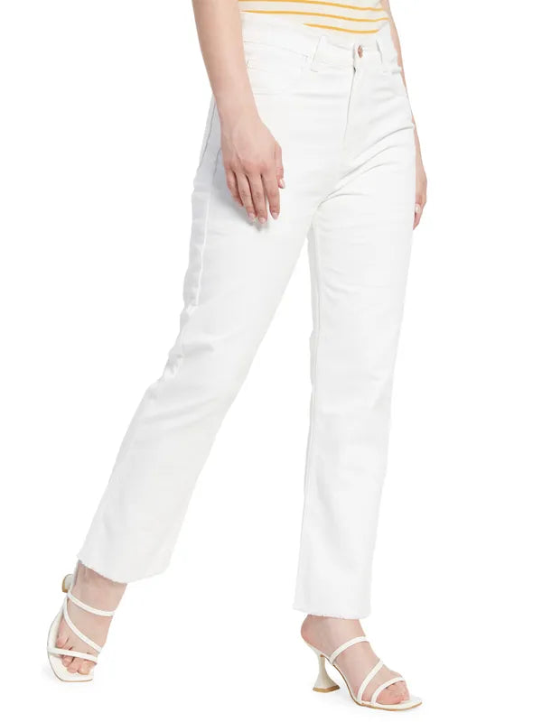 Regular Fit Ankle Length Jeans