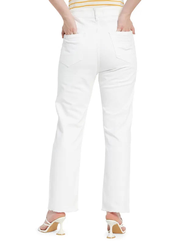 Regular Fit Ankle Length Jeans