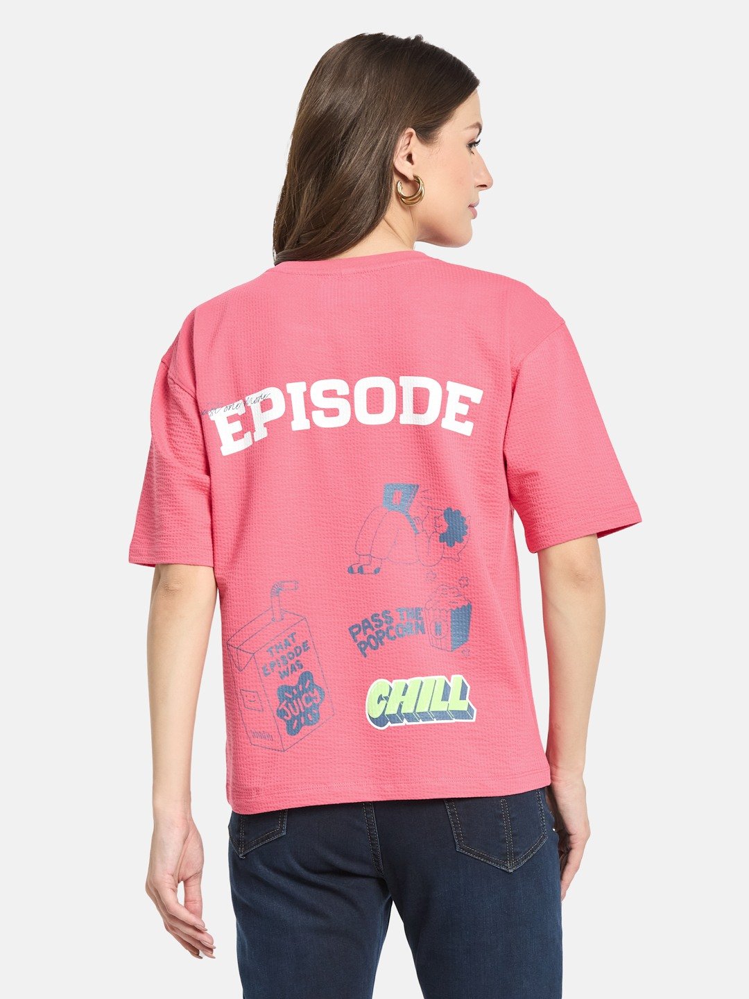METTLE Women Printed T-shirt