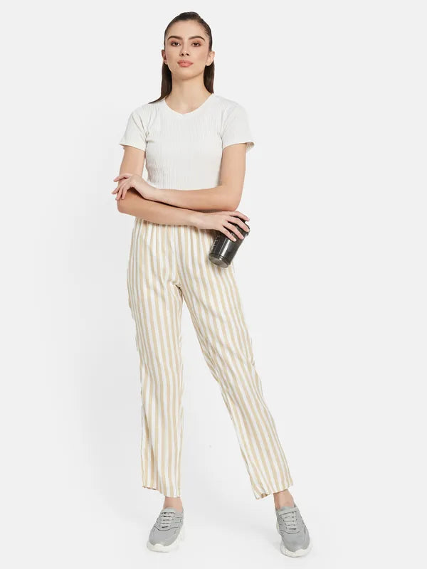 Vertical Stripes Track Pants