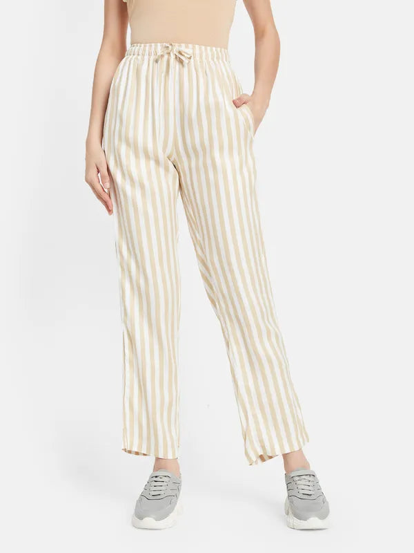 Vertical Stripes Track Pants