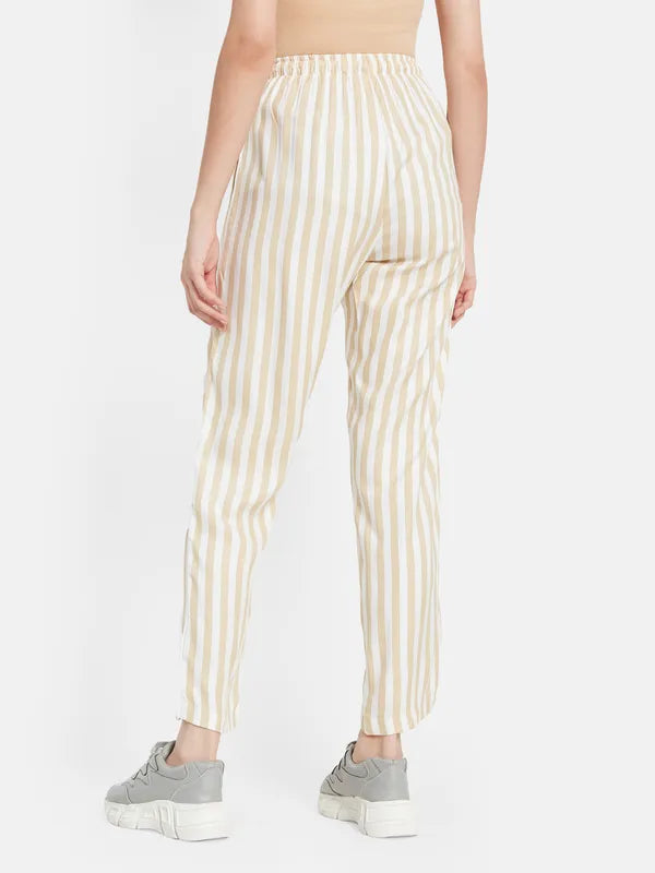 Vertical Stripes Track Pants