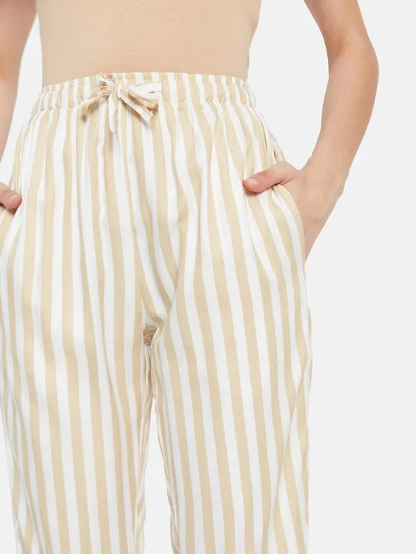 Vertical Stripes Track Pants