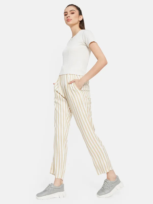 Vertical Stripes Track Pants