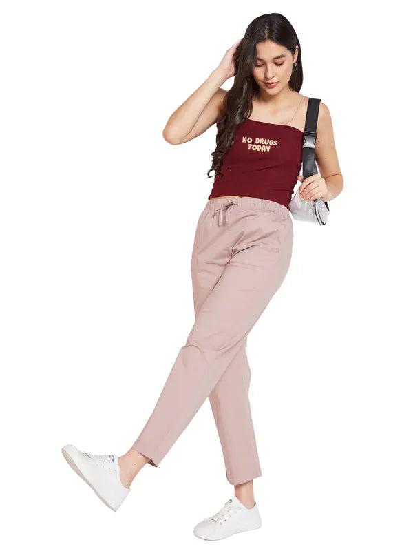 Mettle Ss-24 Women Cotton Track Pants