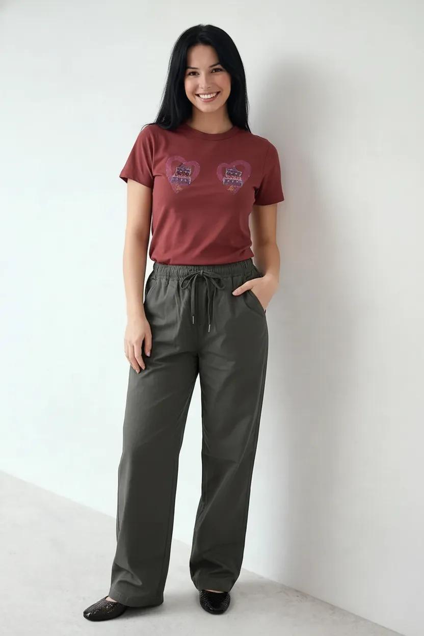 Women Army Regular Fit Track Pants