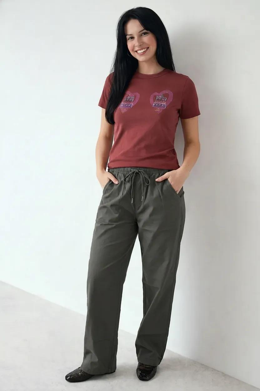 Women Army Regular Fit Track Pants