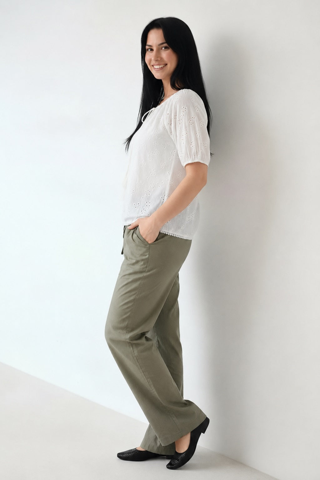 Women Olive Regular Fit Track Pants