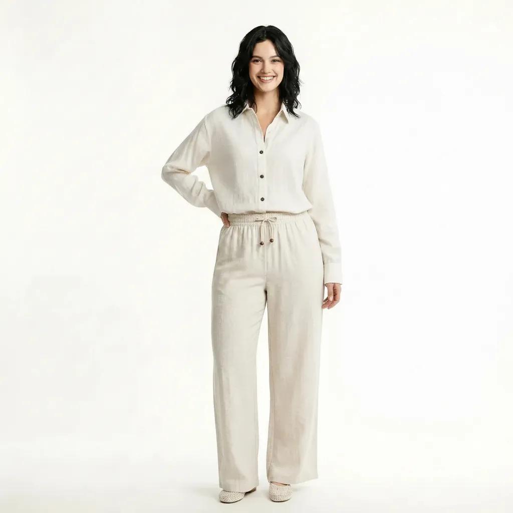Women Natural Regular Fit Track Pants