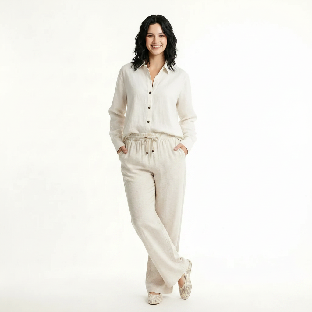 Women Natural Regular Fit Track Pants