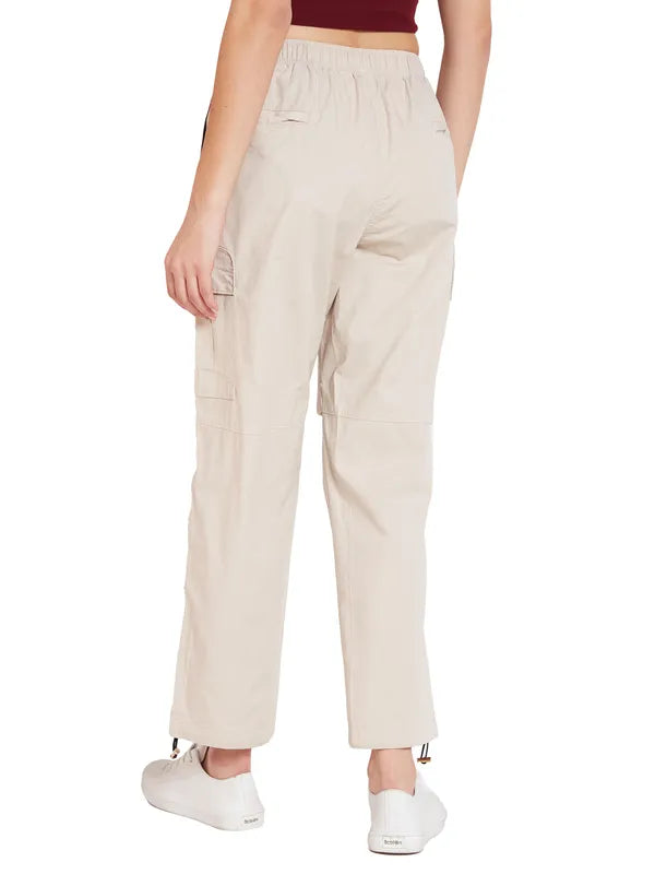 Mettle Women Mid-Rise Cotton Track Pants