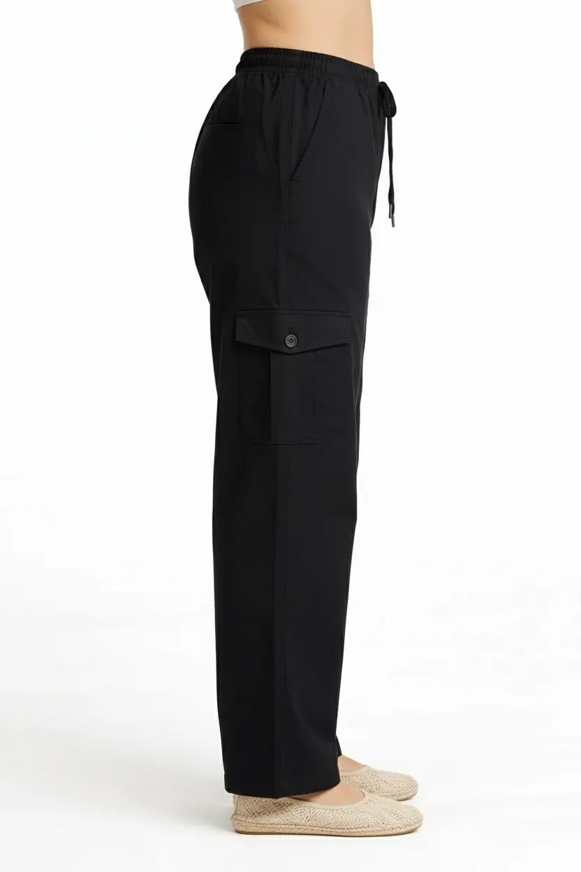 METTLE Women Black Regular Fit Track Pants