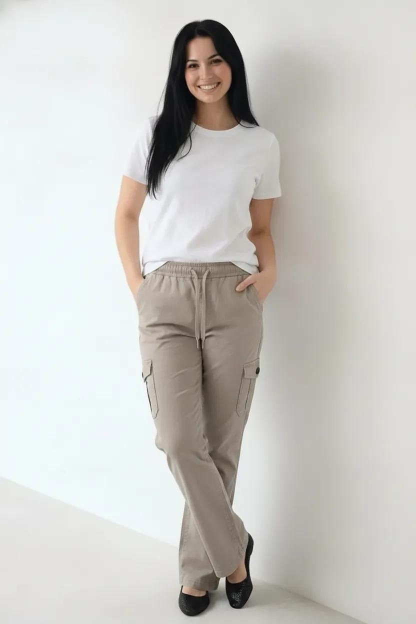 Women London Fog Regular Fit Cargos