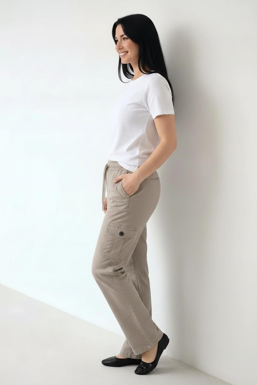 Women London Fog Regular Fit Cargos