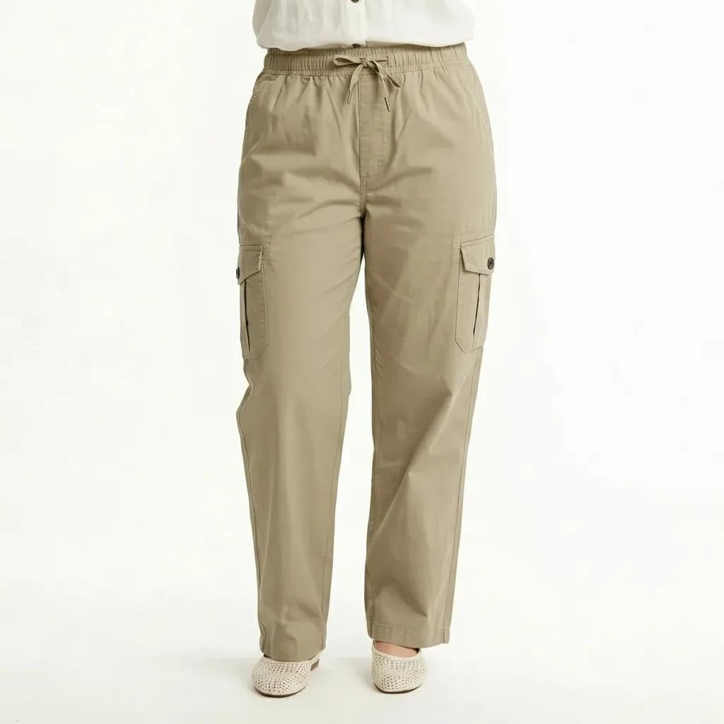 Women Safari Regular Fit Solid Track Pants