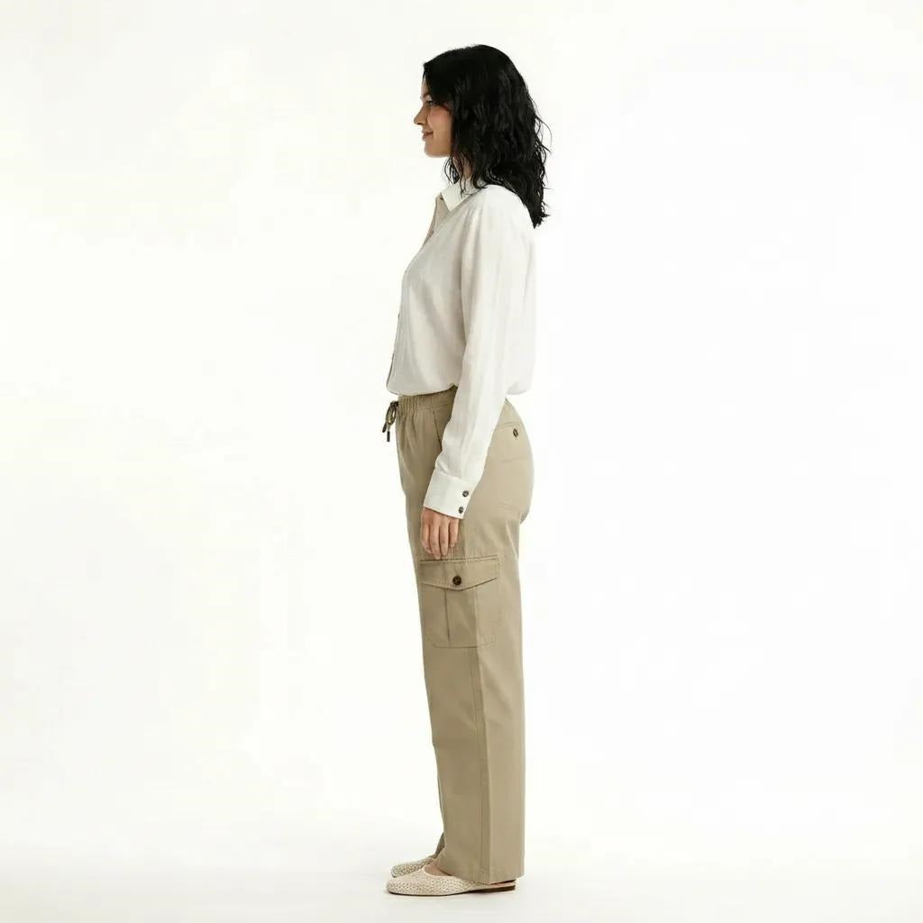 Women Safari Regular Fit Solid Track Pants
