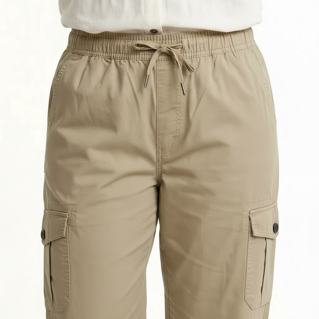 Women Safari Regular Fit Solid Track Pants