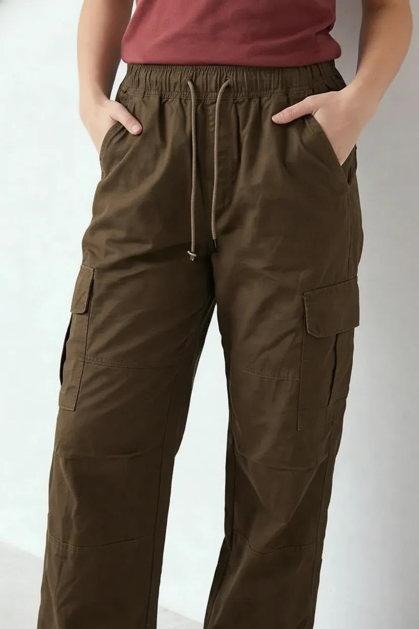 Women Cotton Regular Fit Cargos