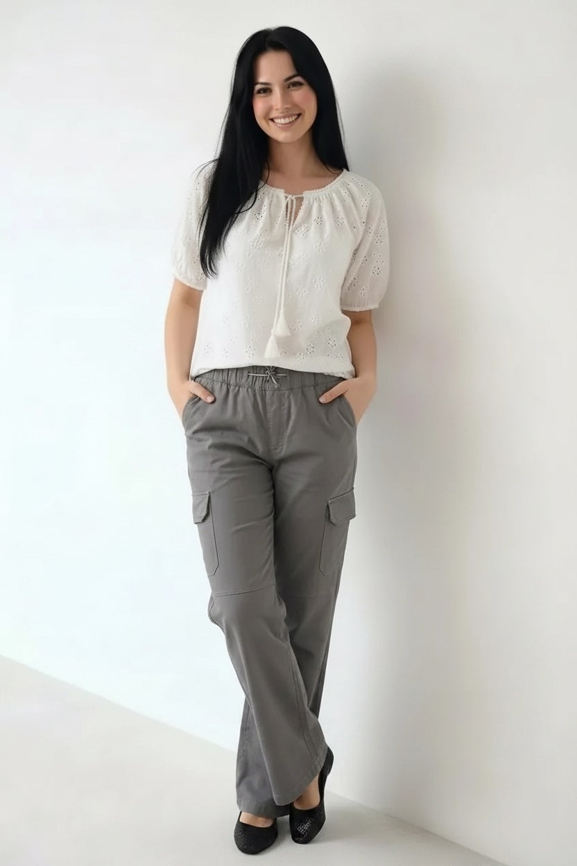Women Choco Regular Fit Cargos