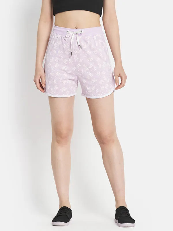 Women Lavender Shorts