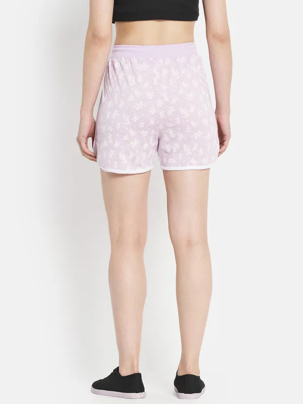 Women Lavender Shorts