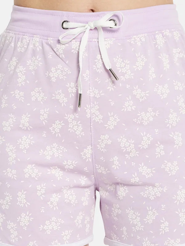 Women Lavender Shorts