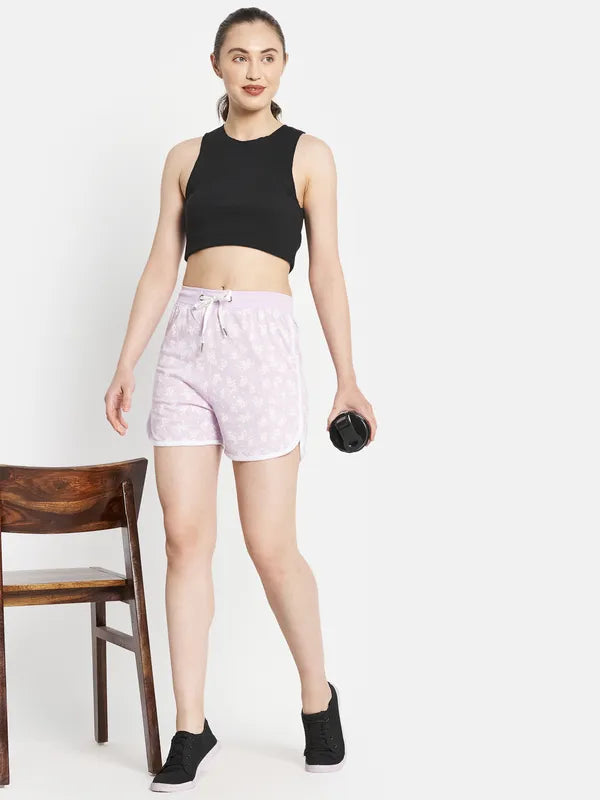 Women Lavender Shorts