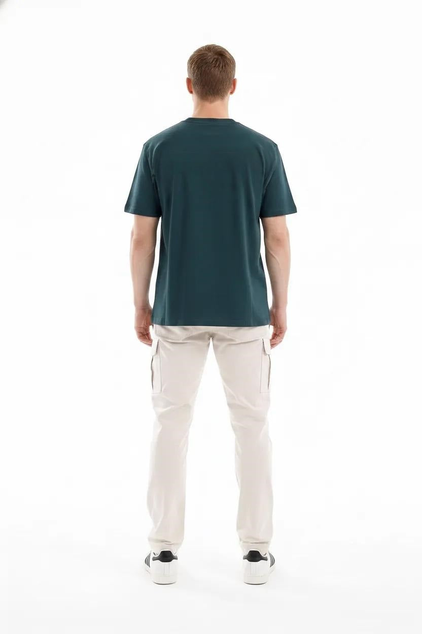 Men Pacific Typography Printed T-shirt