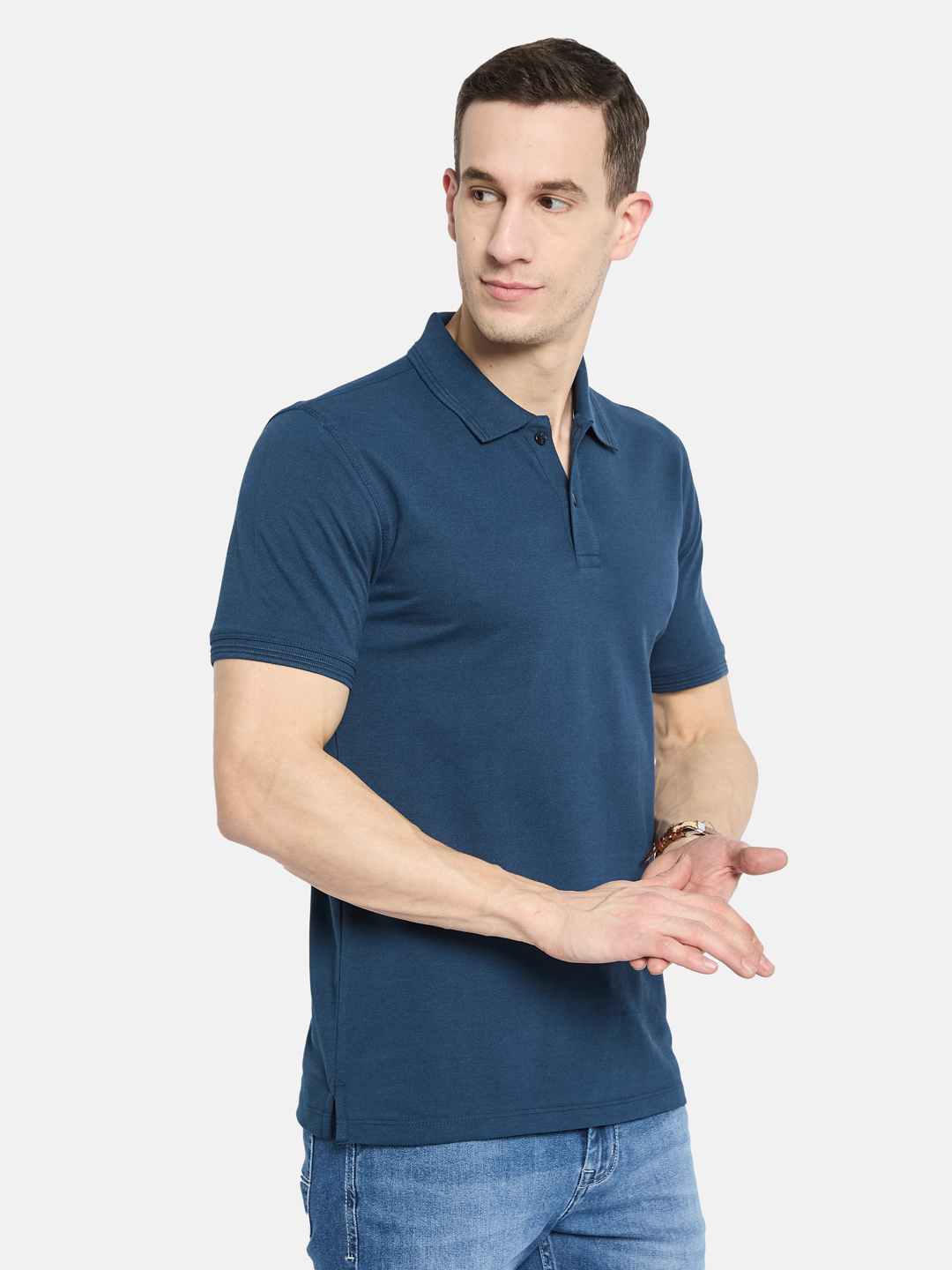 Octave Men Polo Collar T-shirt