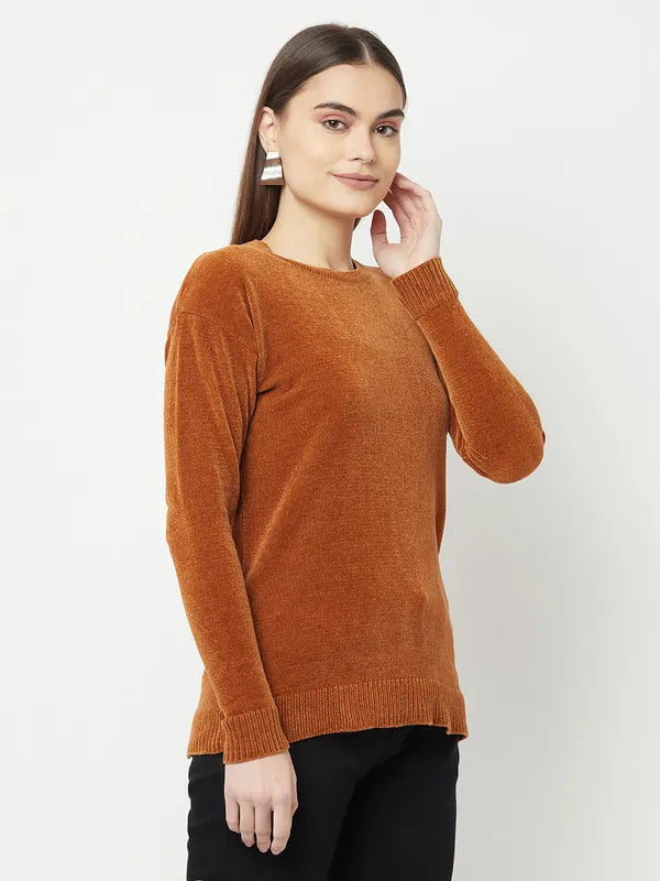 Women Tan Sweaters