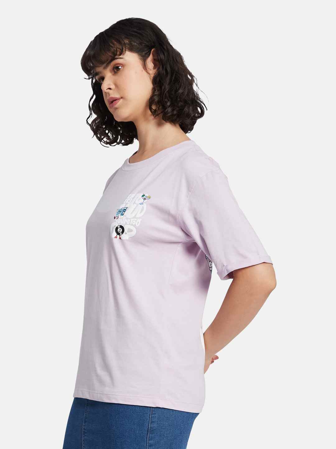 METTLE Women Printed T-shirt