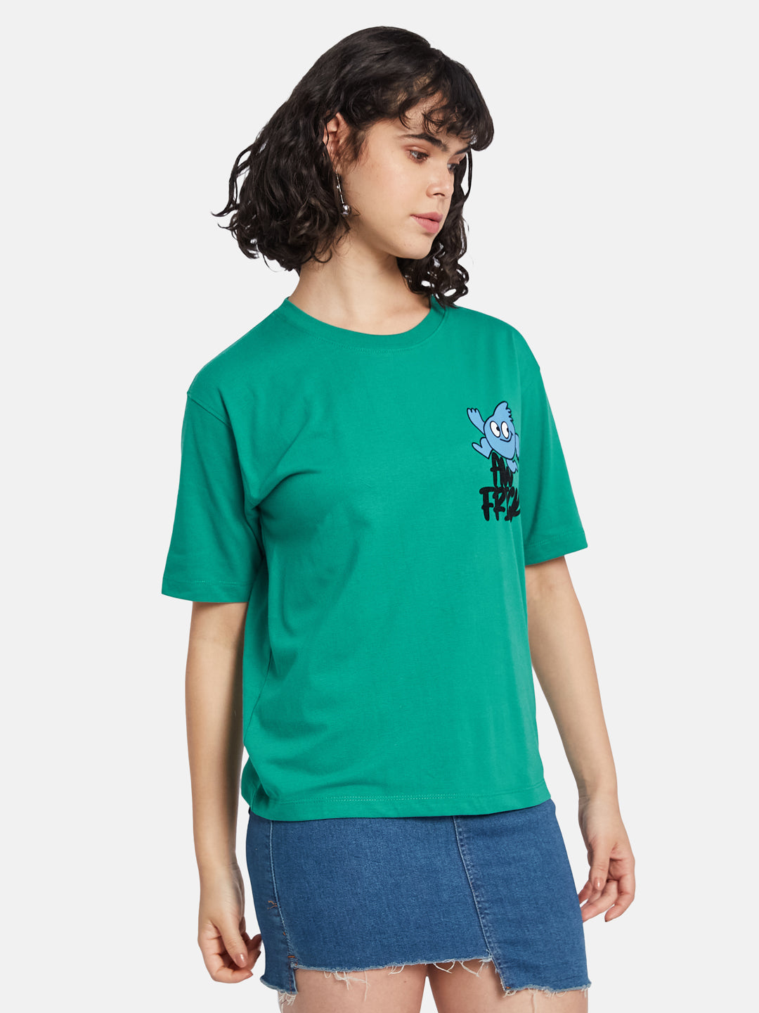 METTLE Women Printed T-shirt