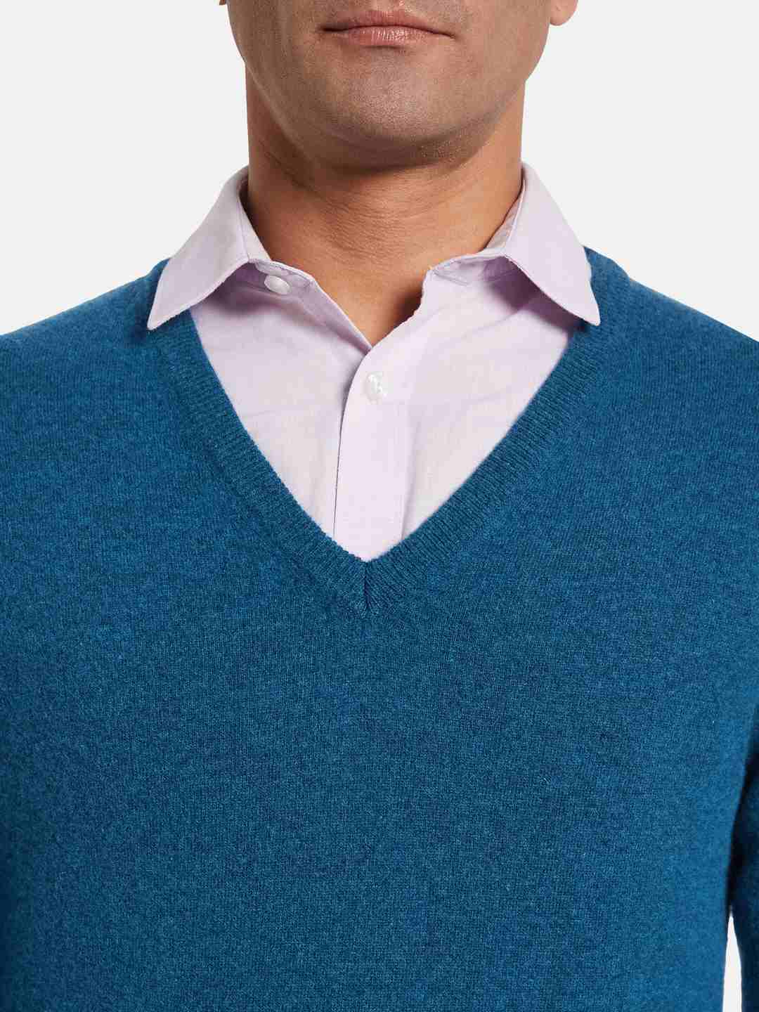 METTLE Men Woollen Pullover