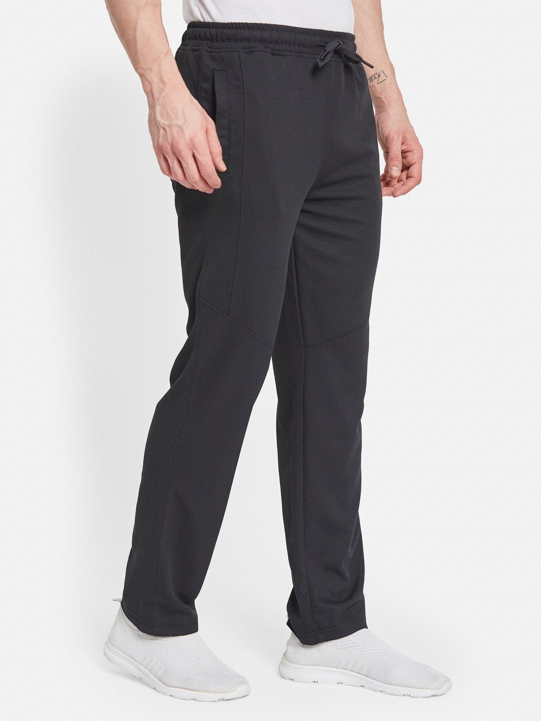 Octave Men Cotton Mid Rise Track Pants