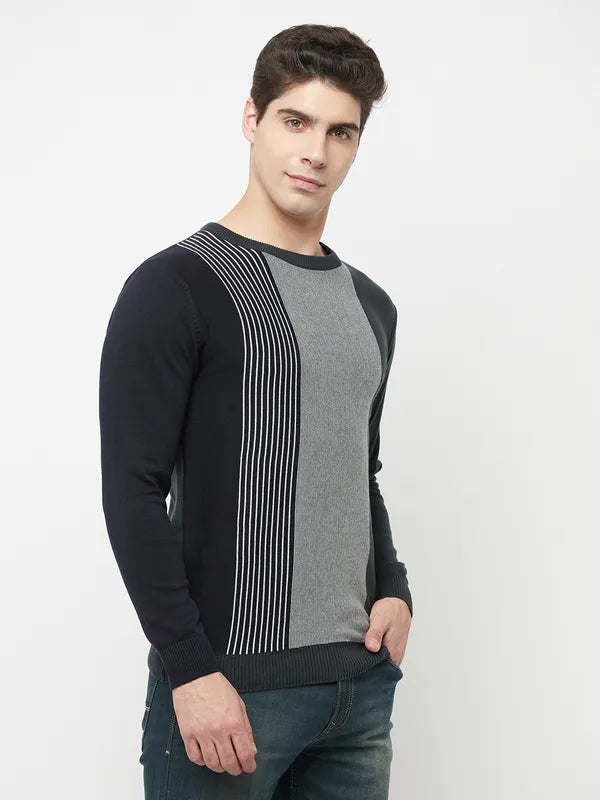 Men Mountain Green Sweaters