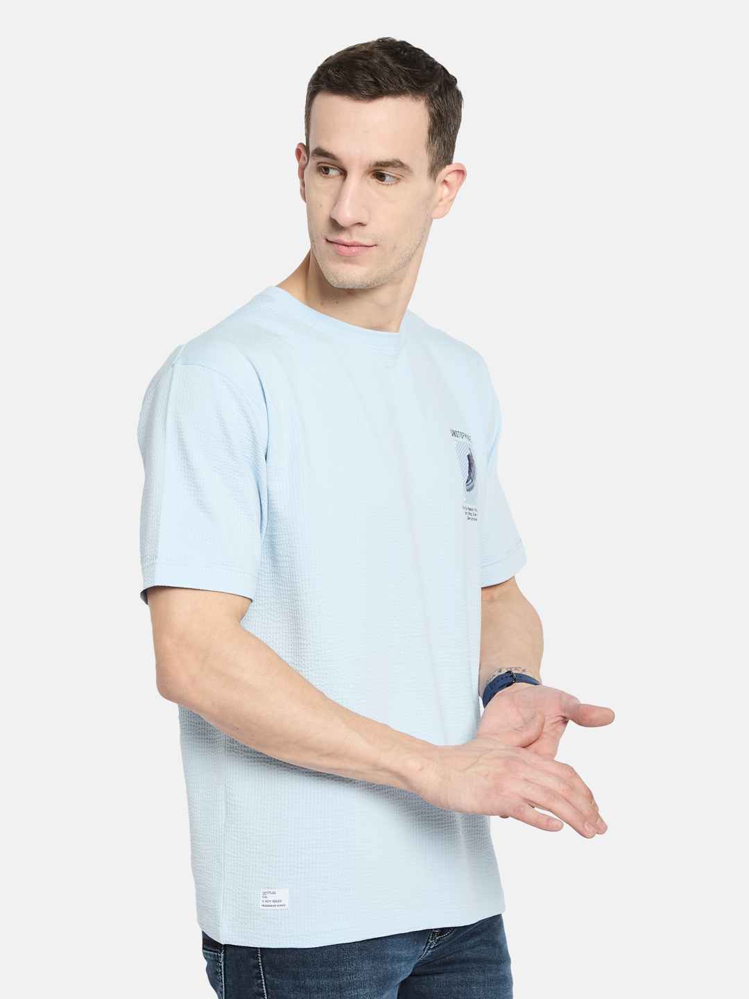 Octave Men Printed T-shirt