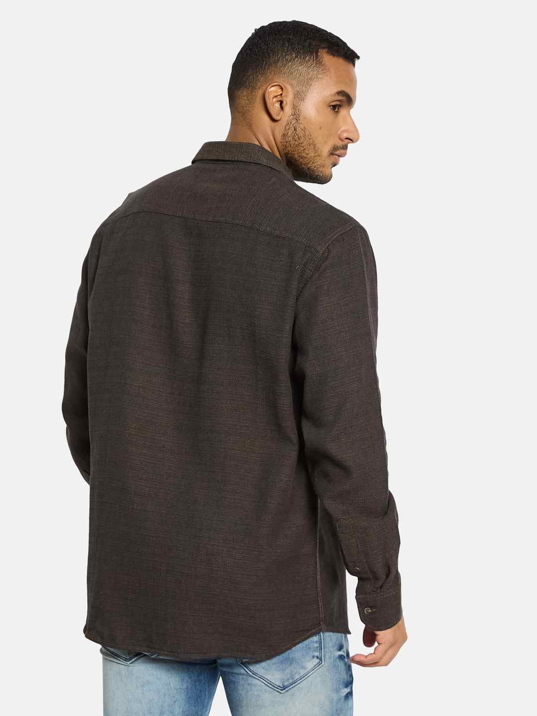 METTLE Men Opaque Casual Shirt