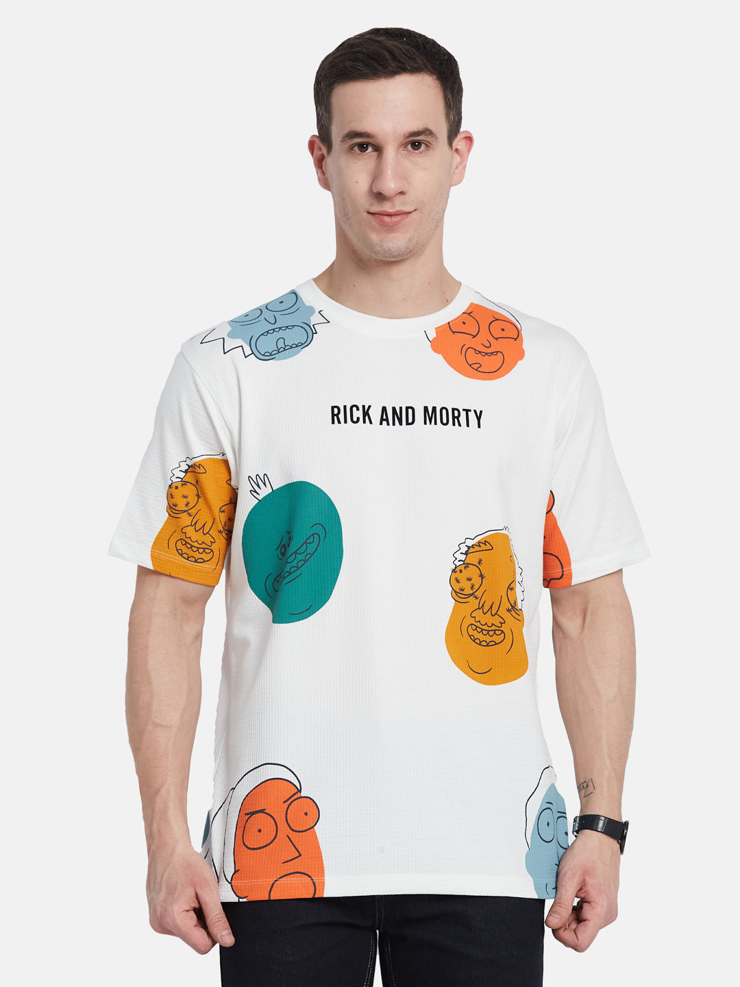Octave Men Printed T-shirt