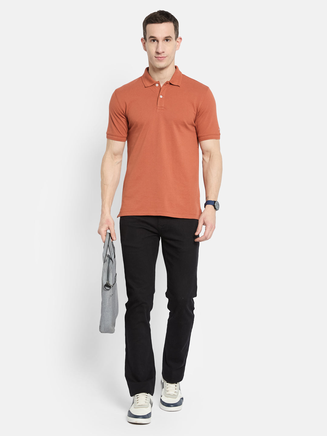 Octave Men Polo Collar T-shirt