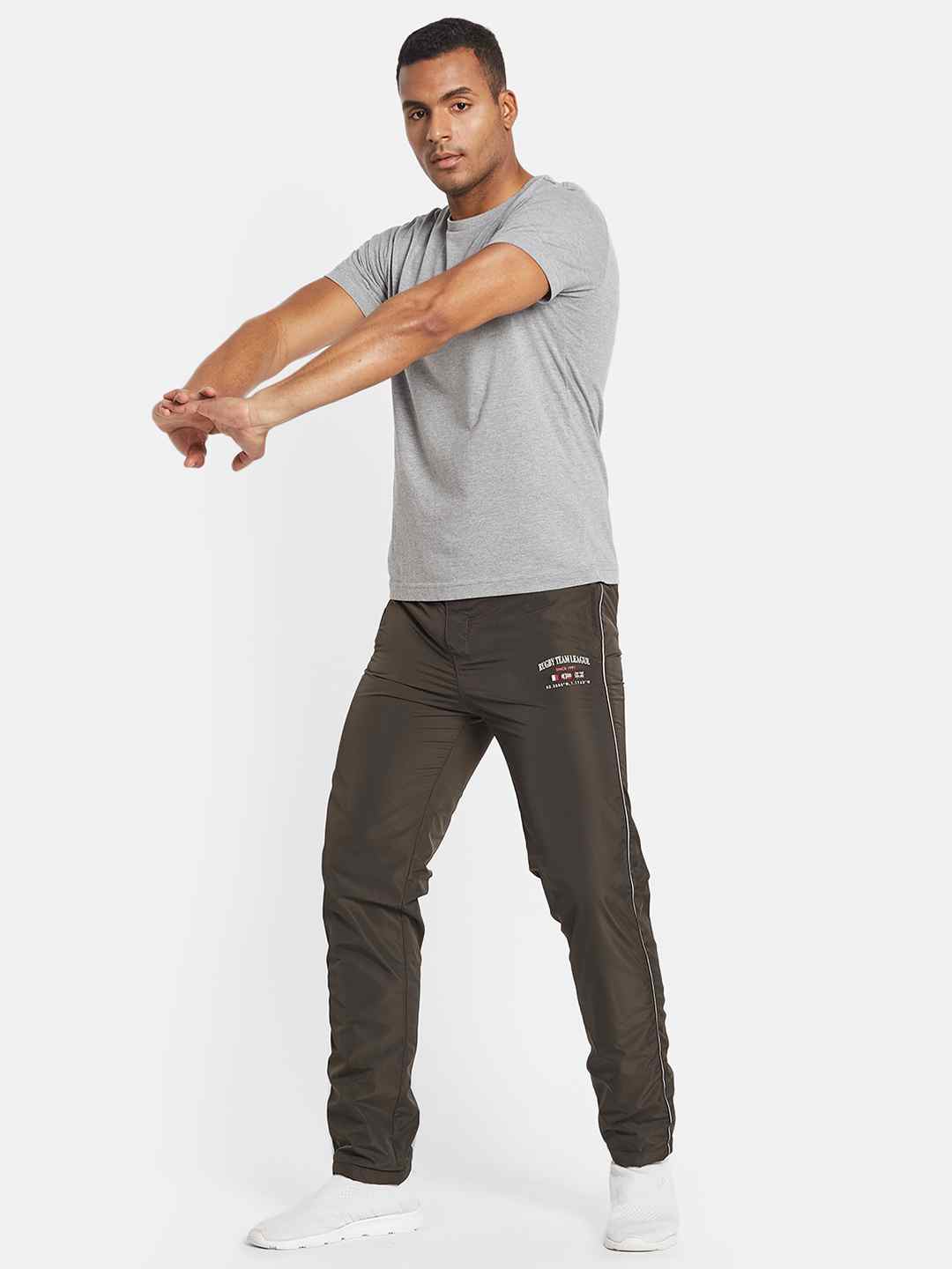 Octave Men Cotton Mid-Rise Track Pants