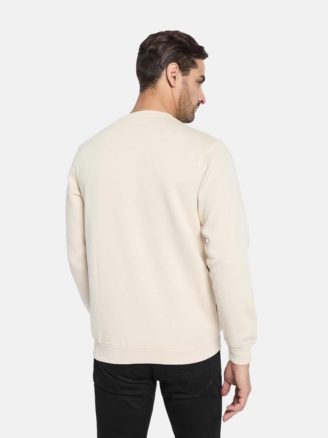 Octave Men Printed Pullover Sweatshirt
