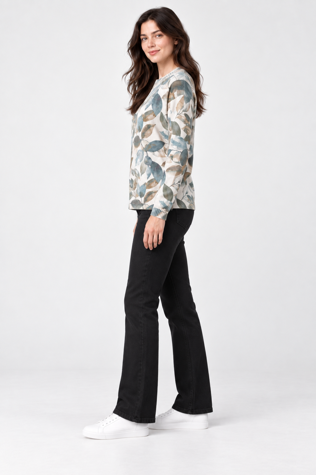 Women’s Black Bootcut Jeans – Regular Fit High-Rise Denim Jeans